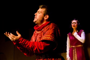 Scene from Queen City Chamber Opera's 2013 L'amore dei tre re